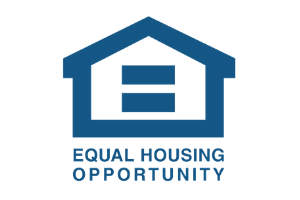 Equal Housing Opportunity logo with blue house icon and text