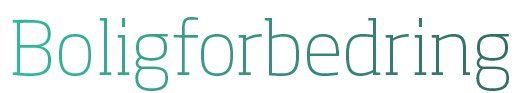 Gå til forside Boligforbedring logo