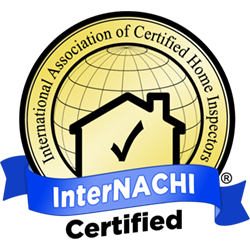 A logo for the international association of certified home inspectors