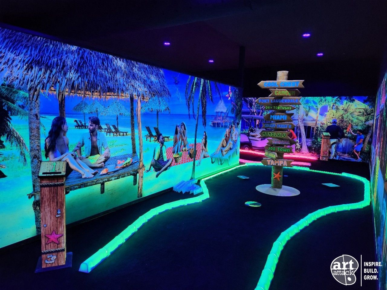 Lighting Solutions for FECs Art Attack