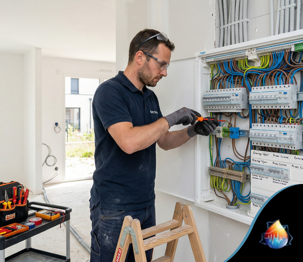 Technicien raccordement électrique