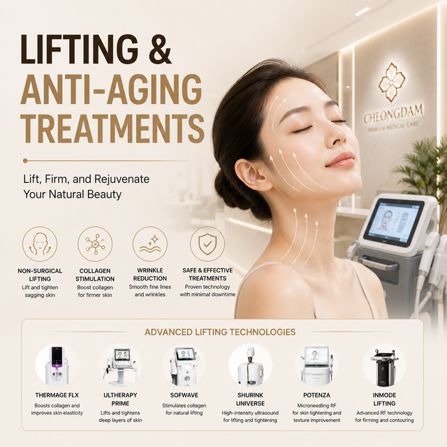 Lifting & Anti-Aging in Cheongdam, Gangnam, Seoul