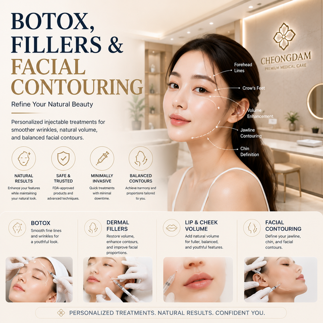 Botox, Fillers & Contouring in Cheongdam, Gangnam, Seoul