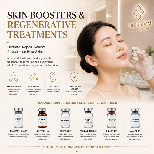 Skin Boosters & Regenerative in Cheongdam, Gangnam, Seoul