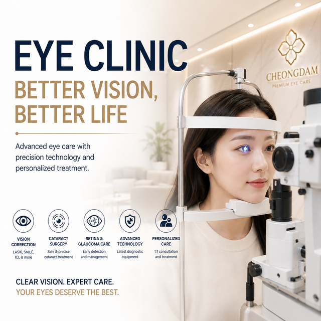 Eye Clinic in Cheongdam, Gangnam, Seoul
