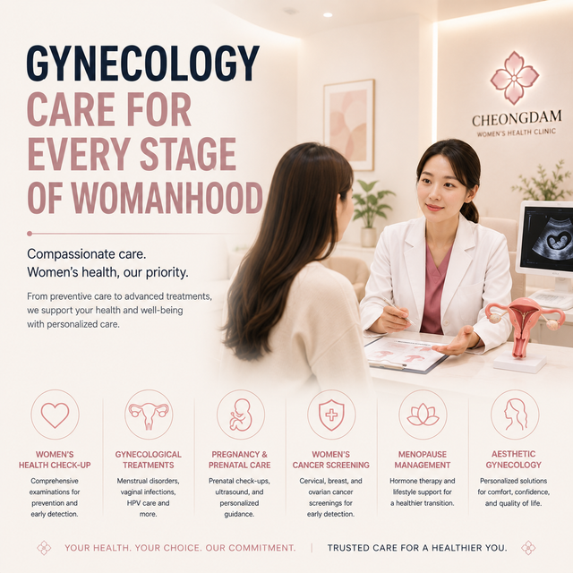 Gynecology & Women's Health in Cheongdam, Gangnam, Seoul