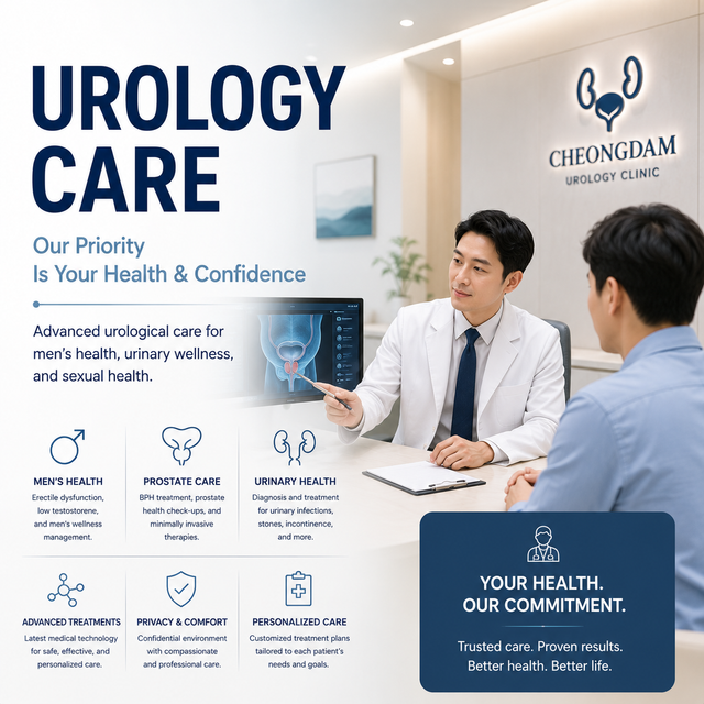 Urology in Cheongdam, Gangnam, Seoul