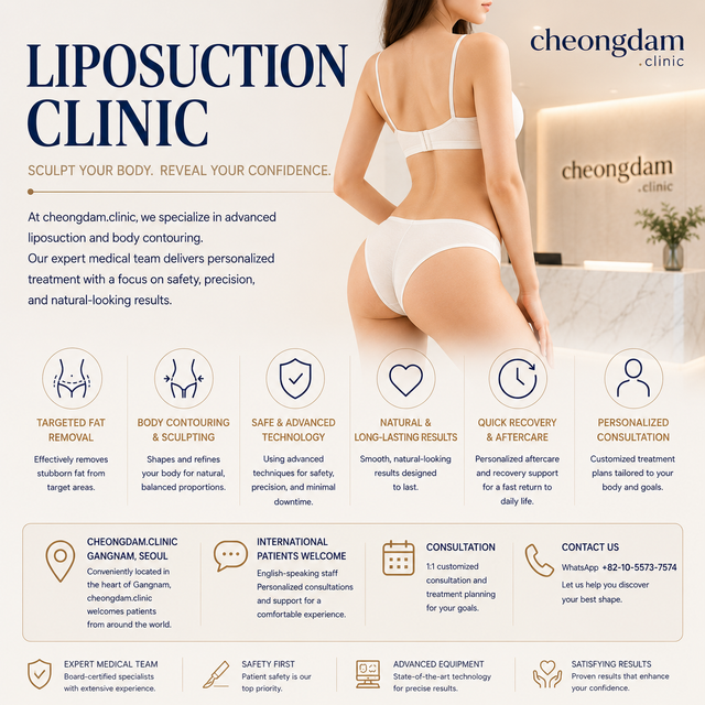 Liposuction & Body Contouring in Cheongdam, Gangnam, Seoul