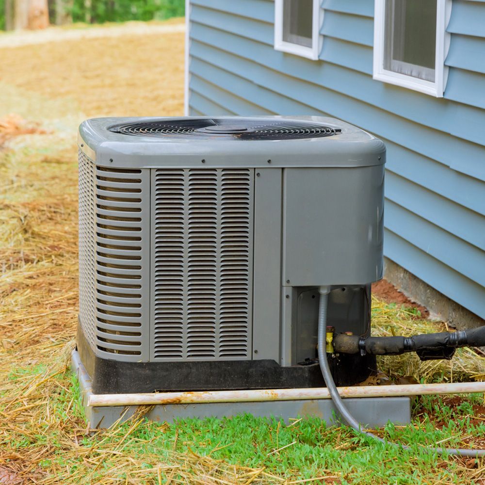 Installation of air conditioner near a new house