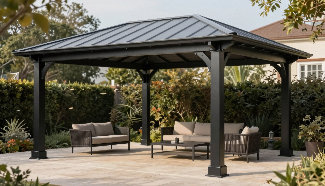gazebo e coperture in ferro realizzate su misura da Simone Sevieri