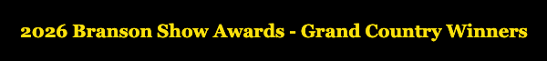 Red banner repeating the white word “Awards” across the center.