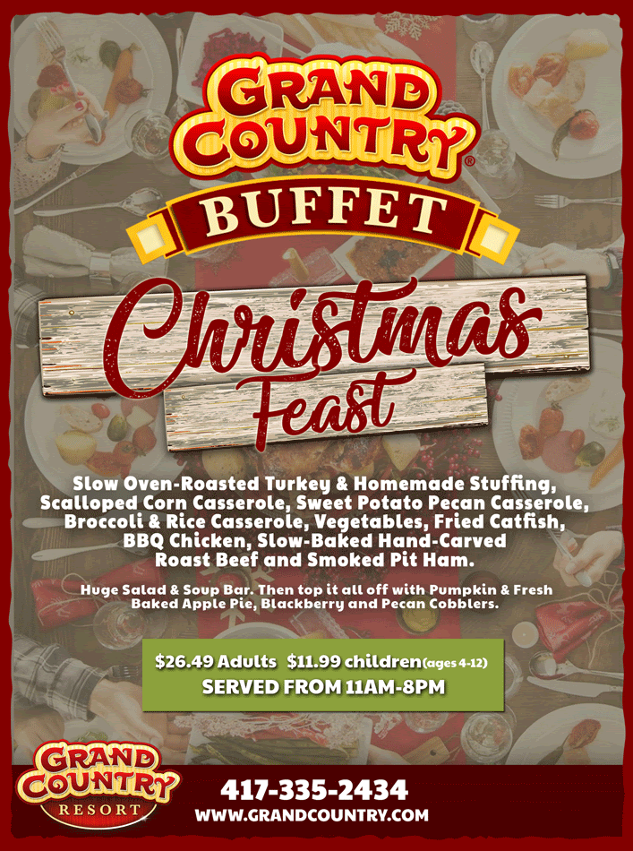 Promotional flyer for Grand Country Music Hall season passes, with perks like show discounts and freebies.