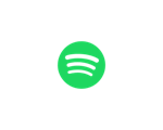 Logotipo verde do Spotify em fundo branco
