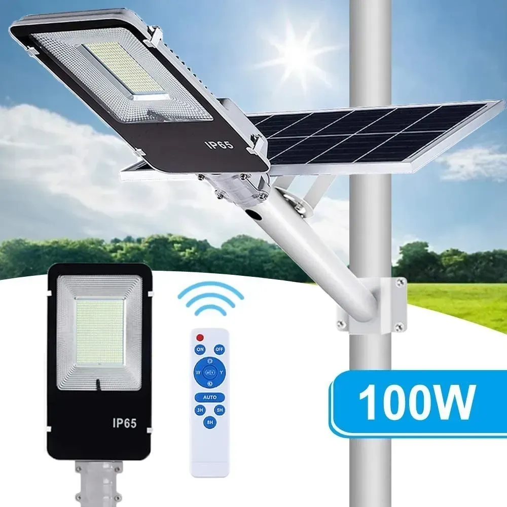 LUMINARIA SOLAR LEDIMP 100W SIN CABLES! Batería Excelente Duración PROMOCIÓN!