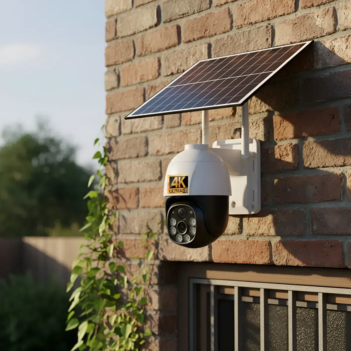 Camara  SOLAR 4G Seguridad  4K Ultra Hd Exterior Vision Nocturna Audio Alarma