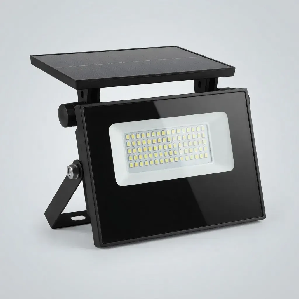 Reflector Solar 20w con Detector de Movimiento Luz Fría