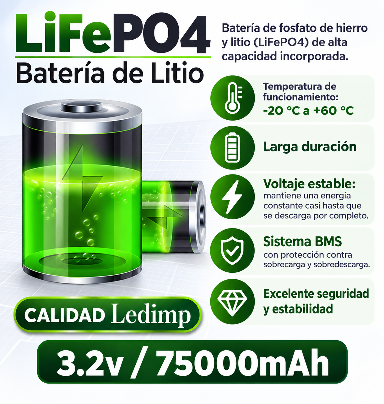 Luminaria Solar Alumbrado Público 800w única en el mercado con Batería de 75000mAH! y panel de 80 w