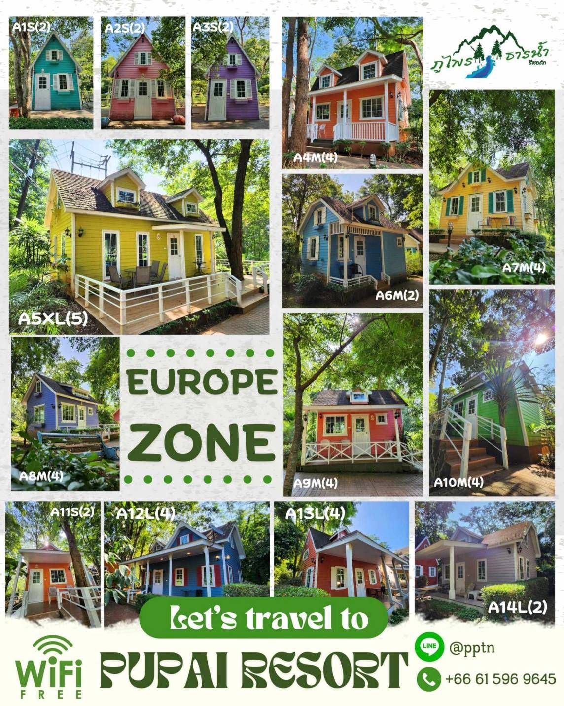 There are many different types of houses in the europe zone.