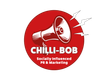 Chilli-Bob PR logo showing a megaphone
