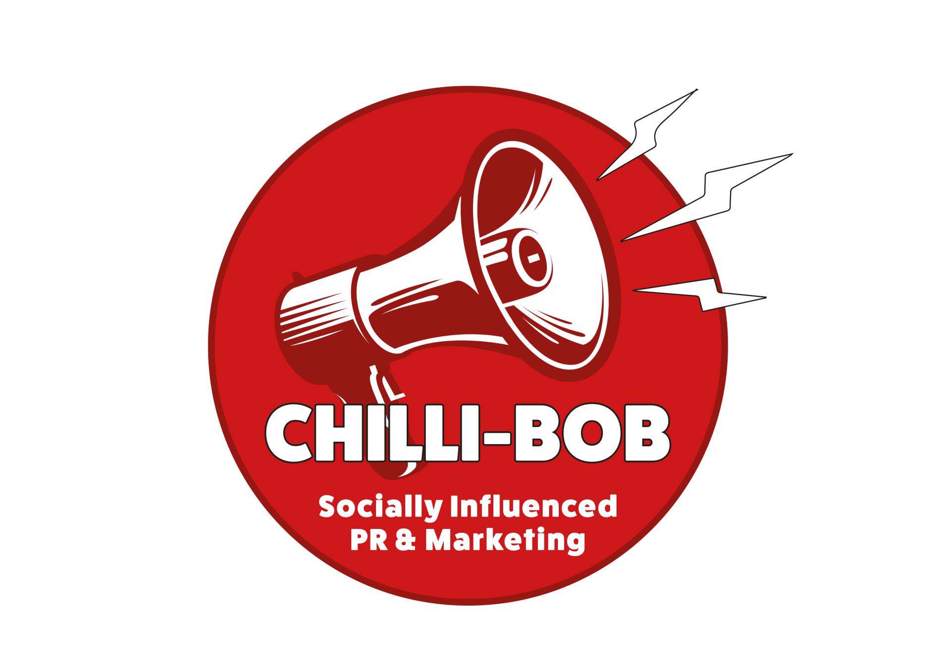 Chilli-Bob PR logo showing a megaphone