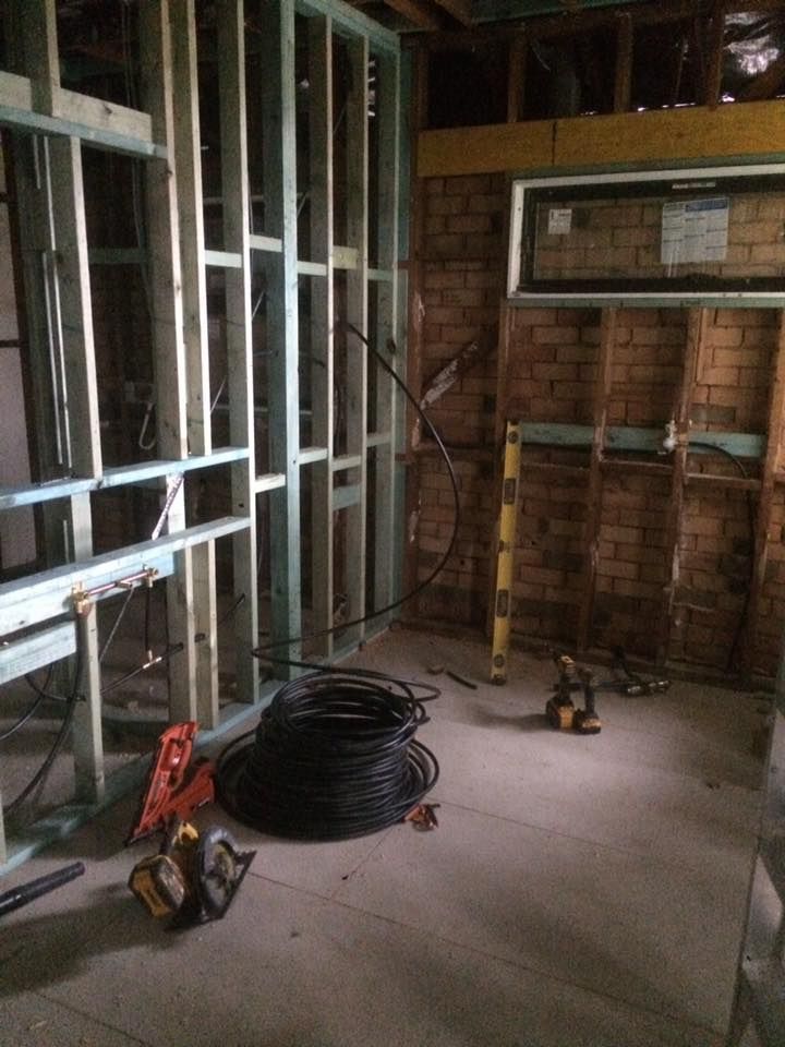 A Lot Of Electrical Wires — Matt Walsh Plumbing in Albury, NSW