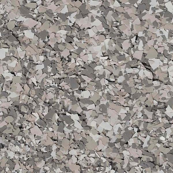 Gray and beige gravel stones tightly filling the frame