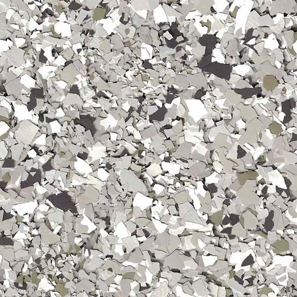 Close-up of light gray and white speckled surface across the frame