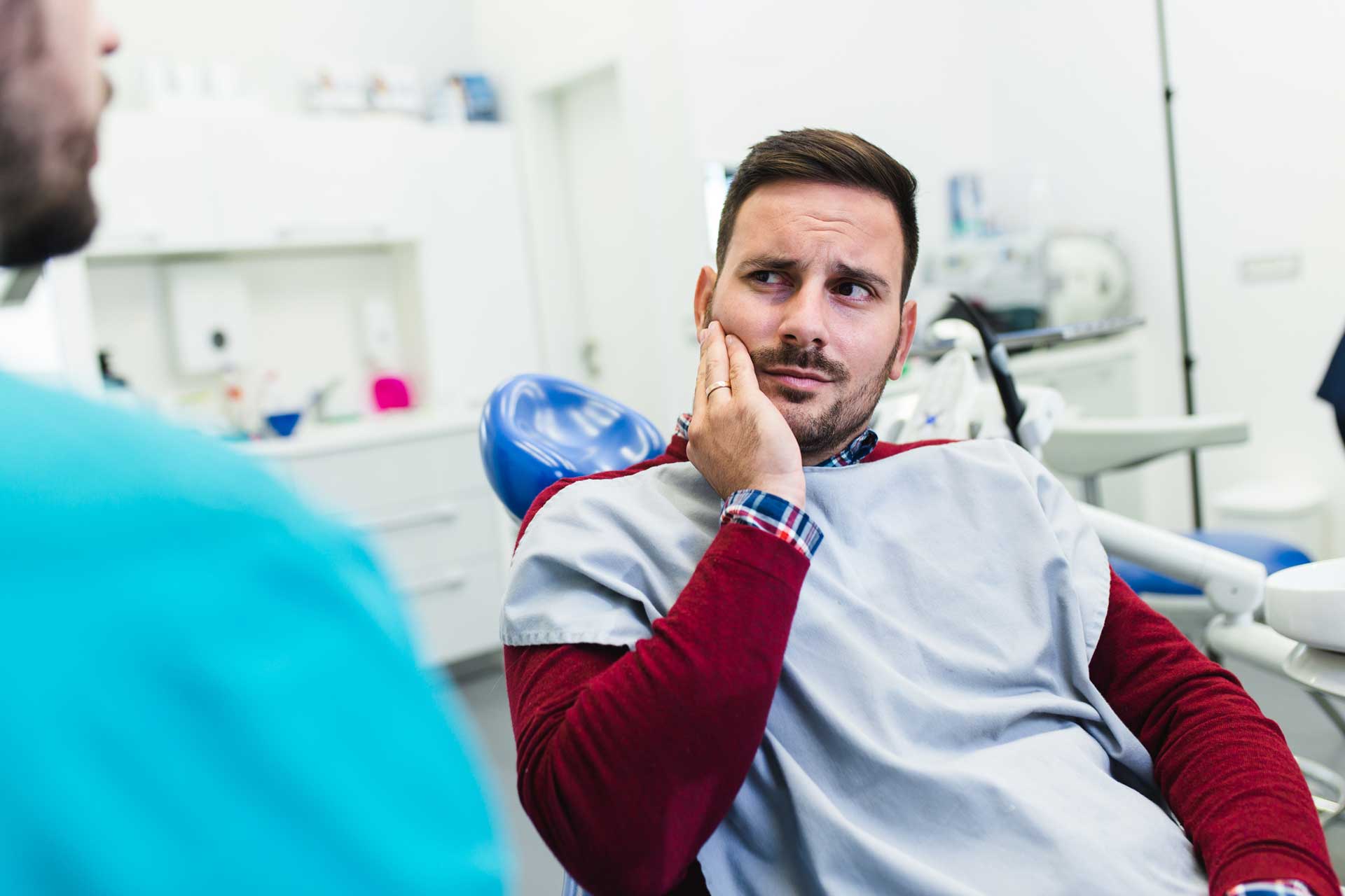 Man with Toothache — Lapeer, MI — Lapeer Family Dental