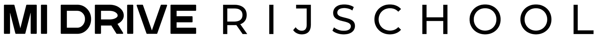 MIDRIVE RIJSCHOOL text in bold font.