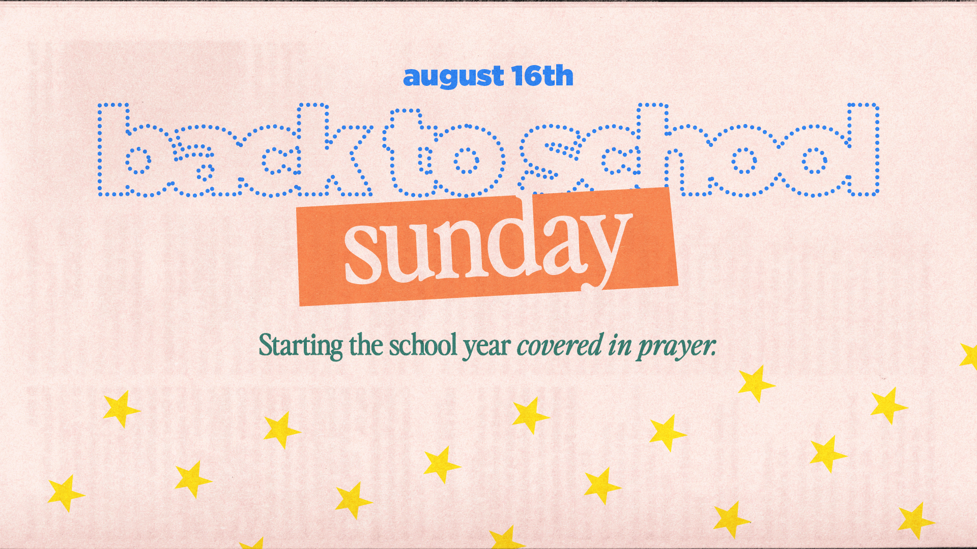 Back to School Service