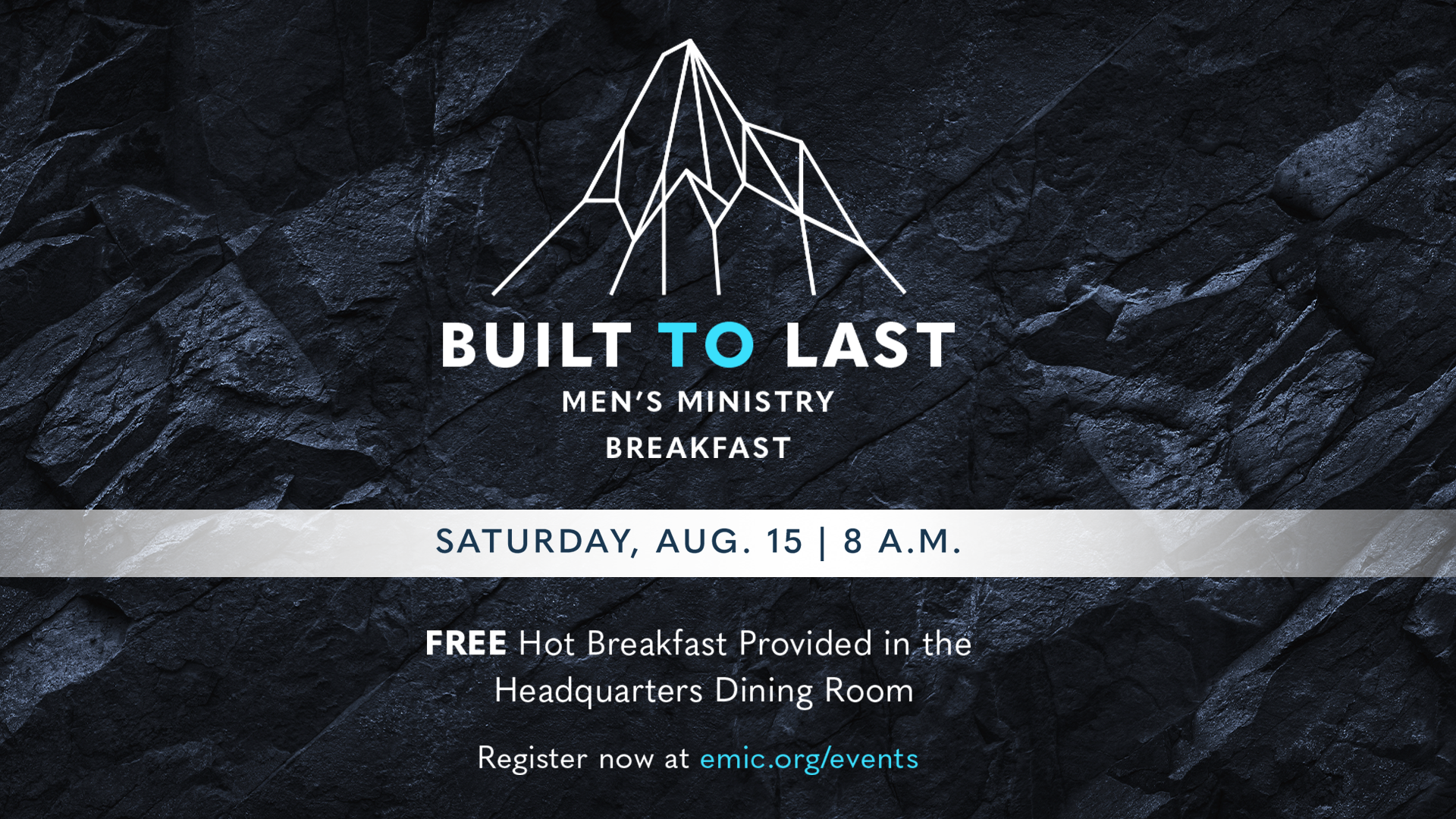 Built to Last Men's Breakfast