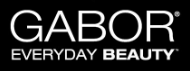 GABOR logo with the slogan “EVERYDAY BEAUTY” in white on a black background
