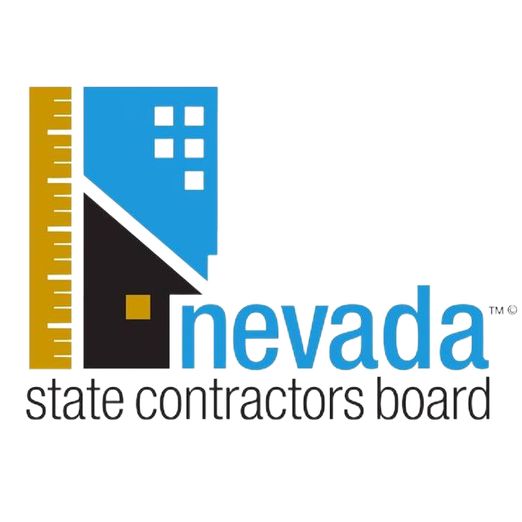 A logo for the nevada state contractors board