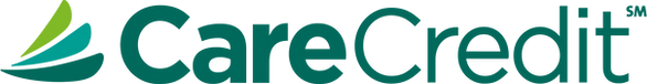 A blurry picture of the carecredit logo