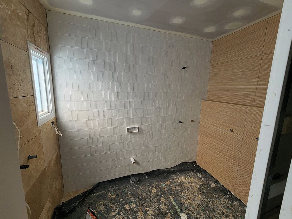 Bathroom Is Under Renovation — Entire Trades in Singleton, NSW