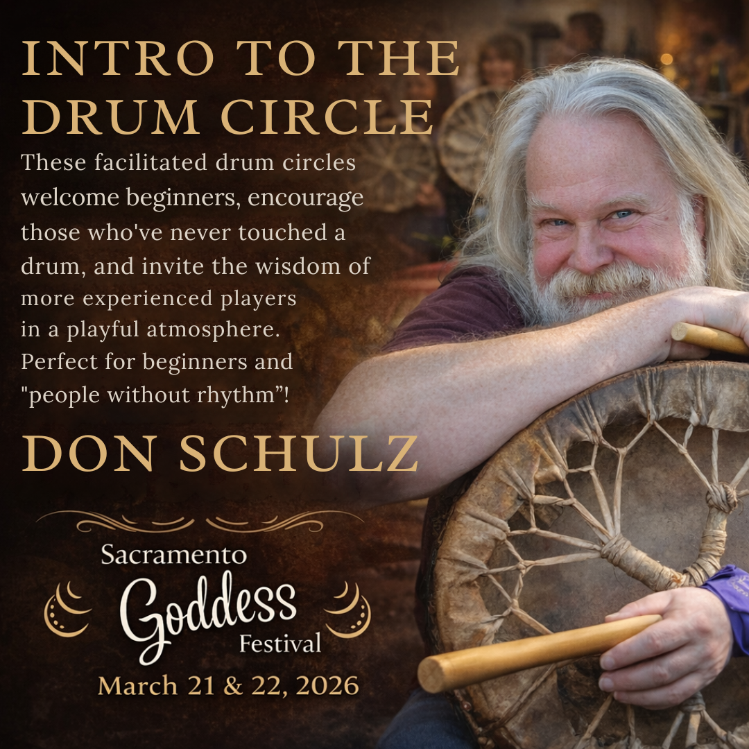 Poster: Don Schulz, holding a drum