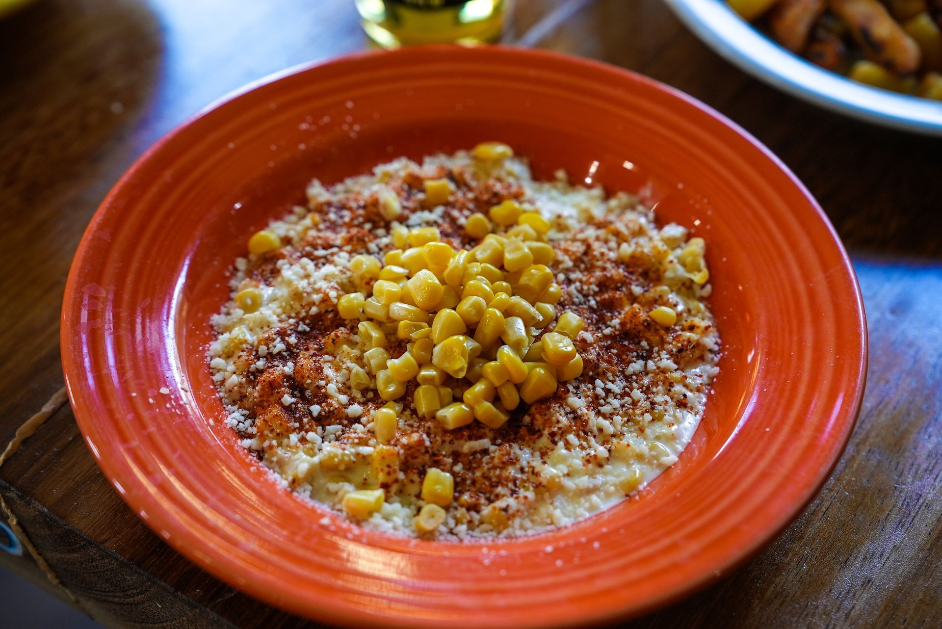 A close up of a plate of food on a table