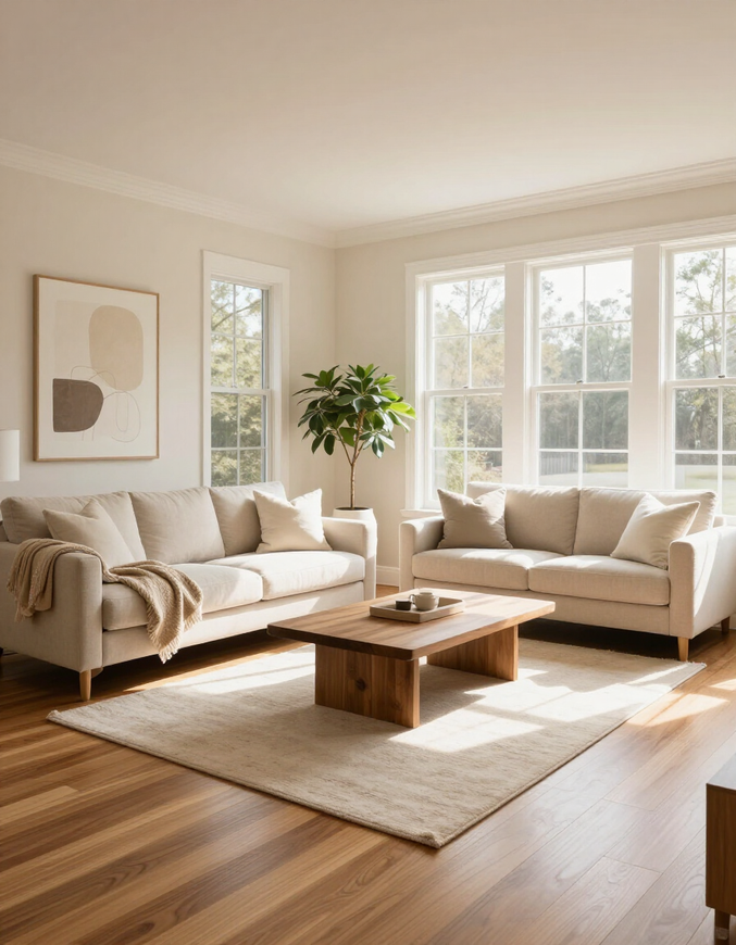Polished property interior