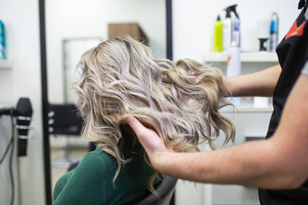 Loose Locks Hairstyle After Colouring Hair — Hair Salon in Sippy Downs, QLD
