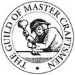 Circular black-and-white emblem reading “The Guild of Master Craftsmen” around a craftsman at work.