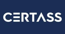 CERTASS logo in white on a dark blue background
