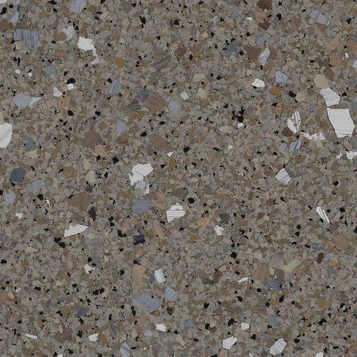 A seamless texture of grey and brown granite-like stone with flecks of black, white, and blue.