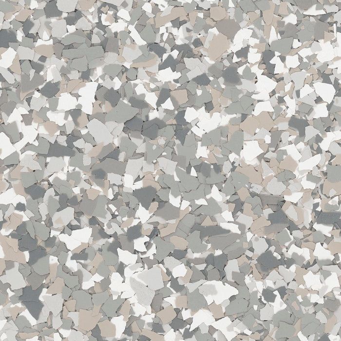 A seamless texture of small, multi-tonal flecks in shades of grey, white, and light beige.