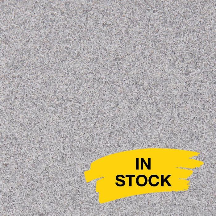 Light gray speckled background with a yellow paint-stroke graphic containing the black text 