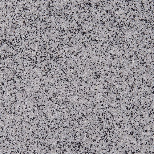Granite texture with a dense pattern of black and grey specks on a light grey background.
