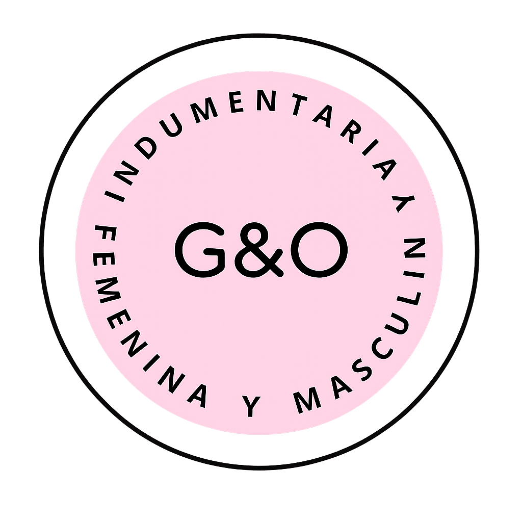 Logotipo redondo con centro rosa, texto negro: 