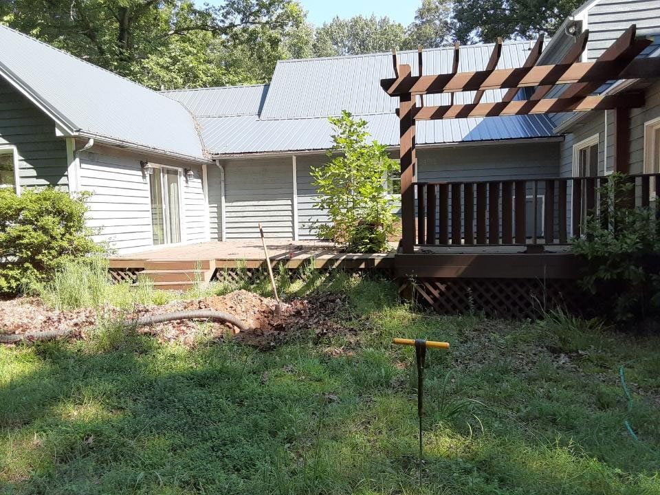 Backyard — Appomattox, VA — Taylor’s Septic Service Inc