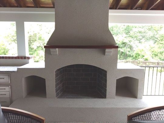 outdoor kitchen