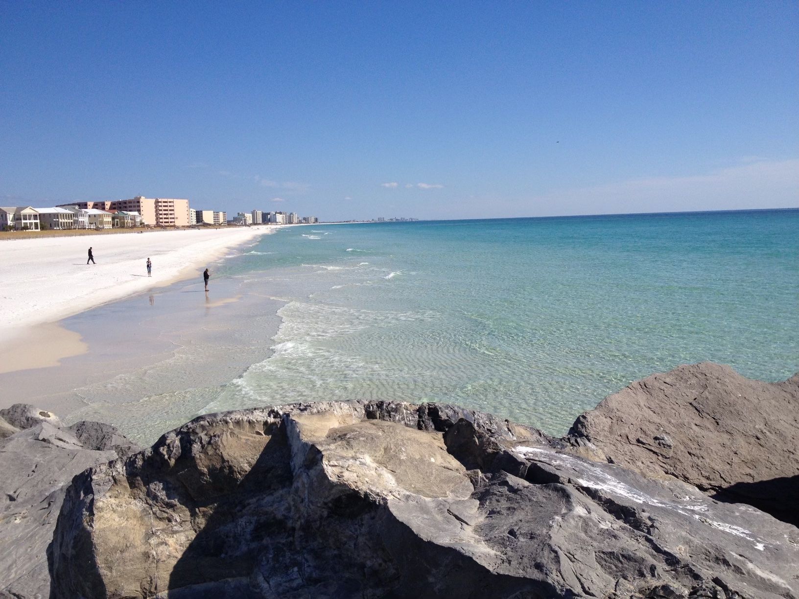 Jetties at O'Steen Public Beach Access Destin Florida