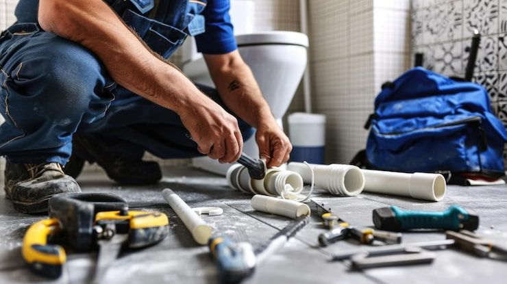 la mirada plumbing expert repairing home water heater system